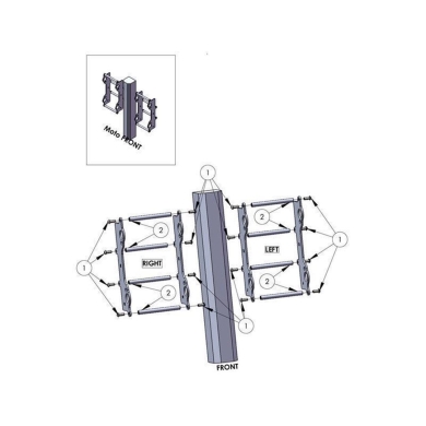 ZAP Radiator Guard SHERCO SEF 250R/300R 4T 12-14 Sonstige Kühlerverstärkungen ZAP-Technix-Shop