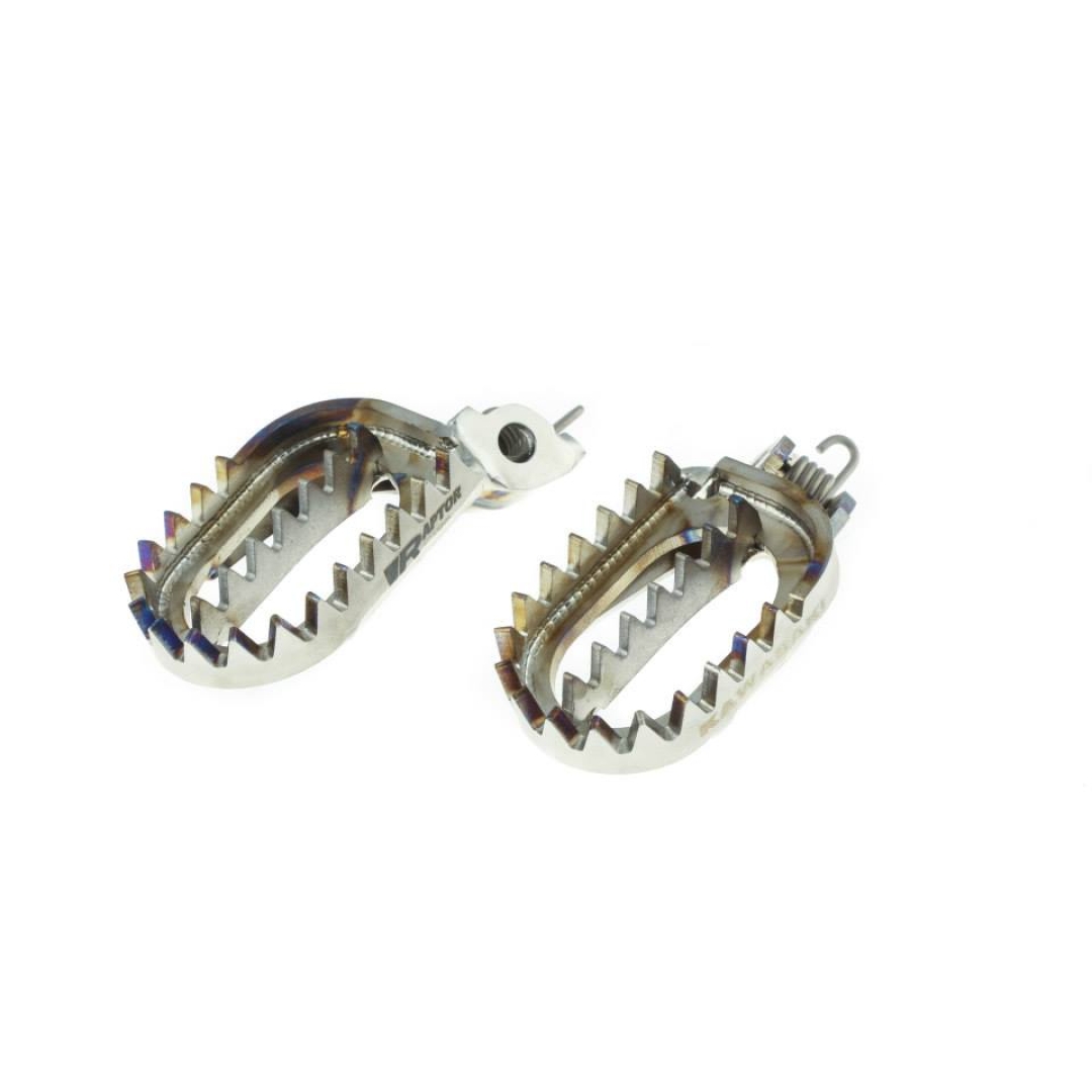 Raptor Titan MX Fußrasten Kawasaki 65/85/100 2004- Raptor Titanium ZAP-Technix-Shop