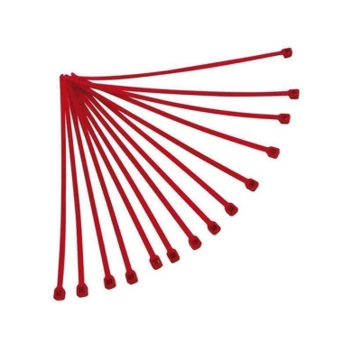 Kabelbinder 4,8 x 280 mm rot 100 Stück Kabelbinder ZAP-Technix-Shop