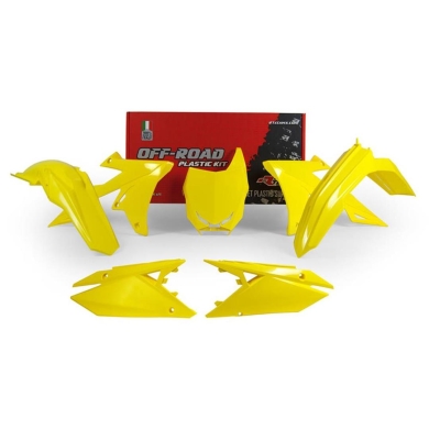 Plastikkit RMZ 450 18- / RMZ 250 19- gelb 5 tlg. Suzuki Plastikkits ZAP-Technix-Shop