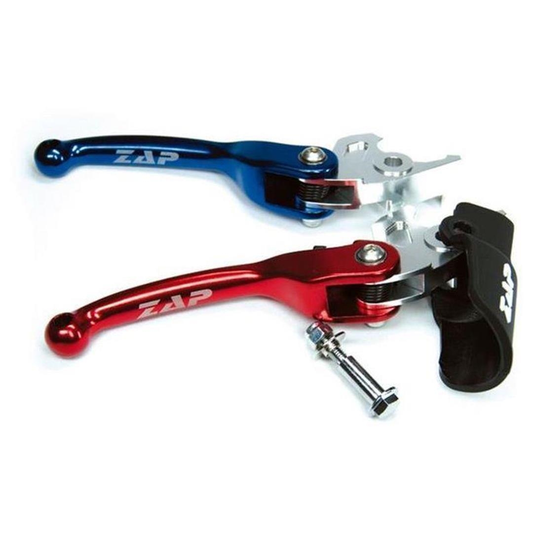 ZAP TechniX Flex-Bremshebel Quad Yamaha Raptor 700 07-,YZF 450 07- rot FLEX Serie ZAP-Technix-Shop