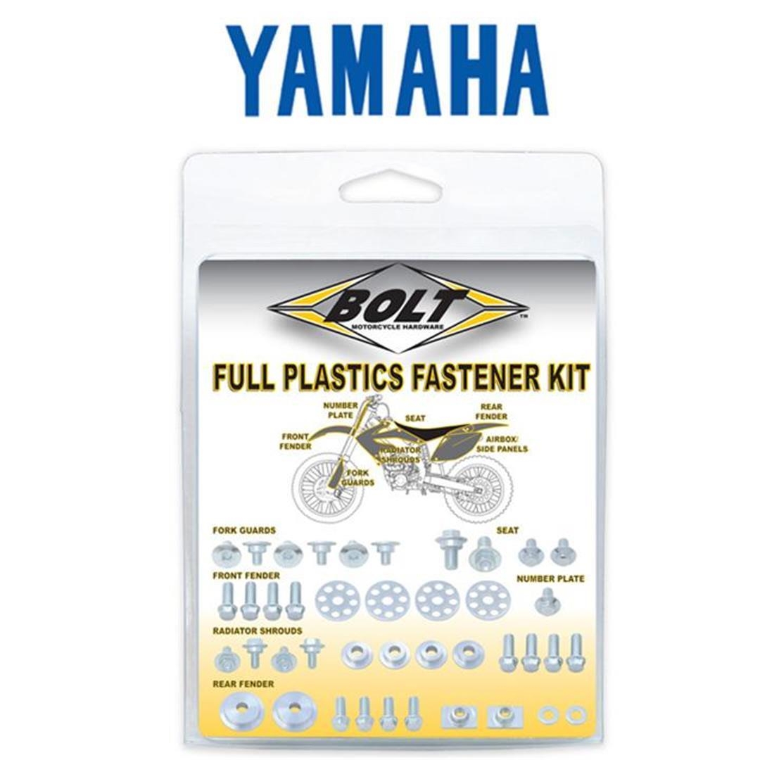 BOLT Schraubenkit für Plastikteile Yamaha YZ 450F 18-22, 250F 19-23, WR 450F 19-23, 250F 20-24 Schraubenkits für Plastikteile ZAP-Technix-Shop