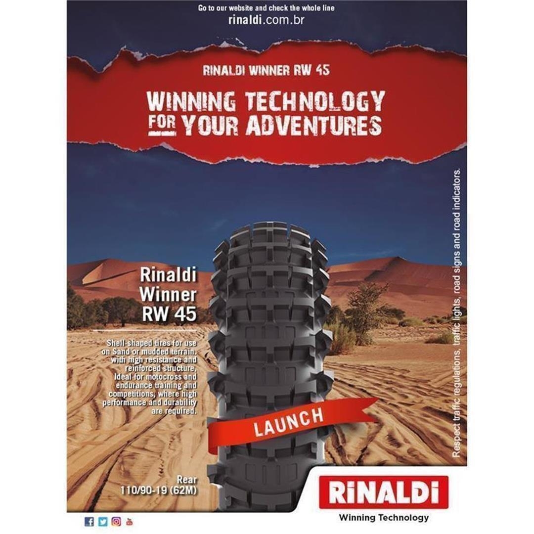 RINALDI MX RW 45 110/90-19” Motocross 19 Zoll ZAP-Technix-Shop