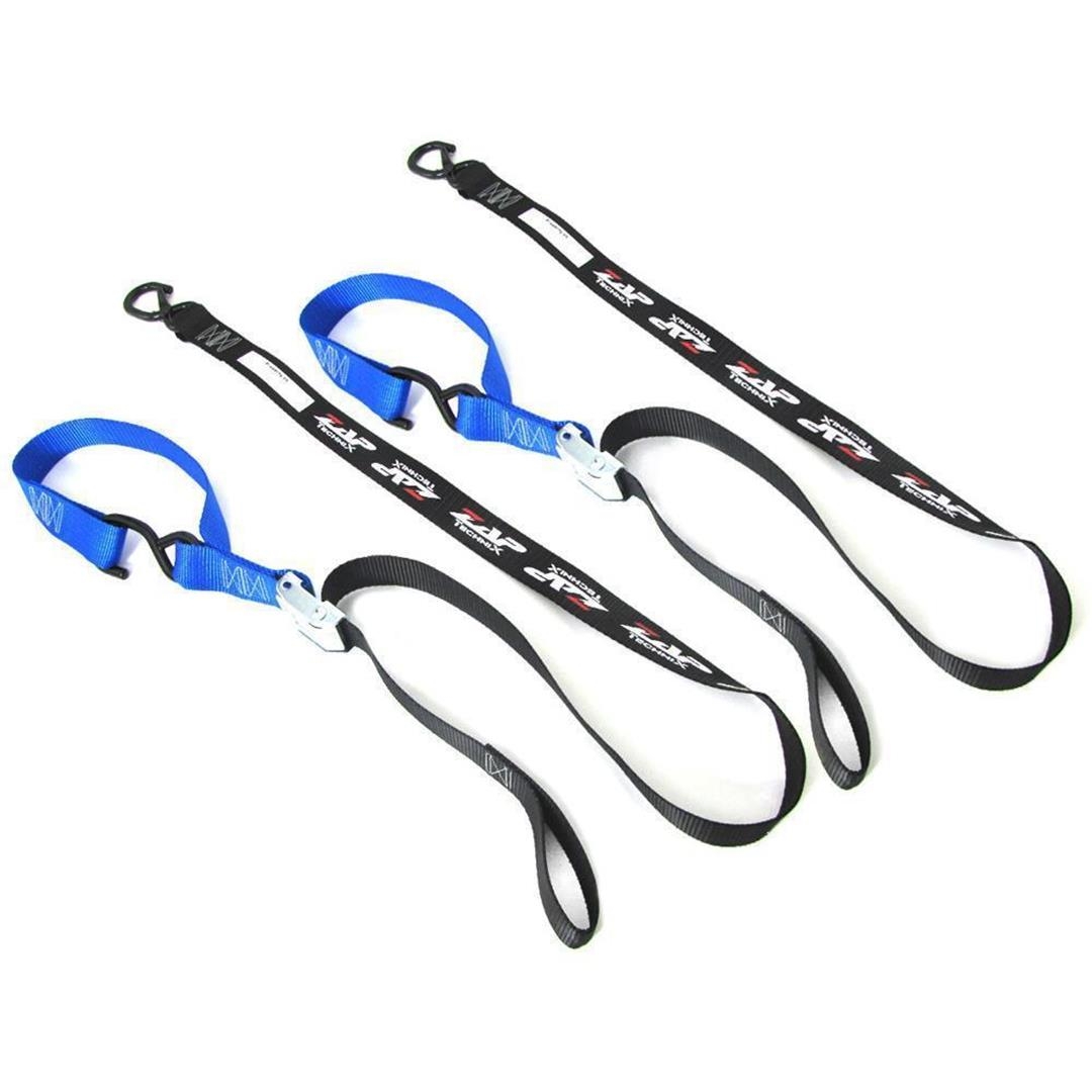ZAP TechniX Spanngurte 2-teilig, 40mm breit, Soft Hook -Made in USA- BLAU ZAP Spanngurte ZAP-Technix-Shop
