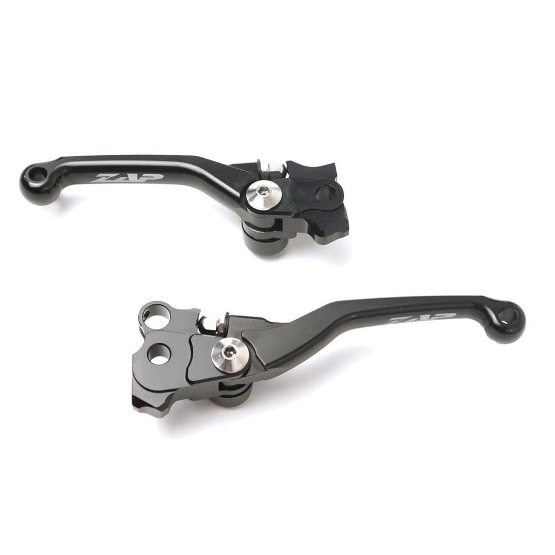 Competition Klapphebelsatz KX 450 19-23, 250 21-24 Schwarz Flexhebel-Sets ZAP-Technix-Shop