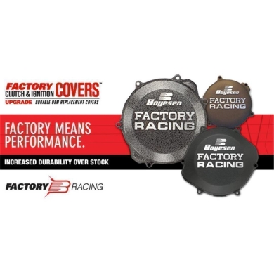 Boyesen Factory Kupplungsdeckel Yamaha YZ 450F 10-22 Schwarz Kupplungsdeckel Yamaha ZAP-Technix-Shop