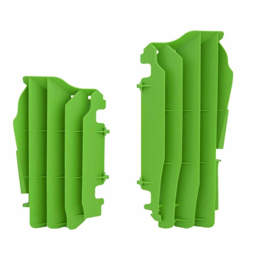 Rtech Oversize Kühlerschutzlamellen Kawasaki KX 450 16-23, 250 17-24 Grün Kühlerschutz Lamellen ZAP-Technix-Shop