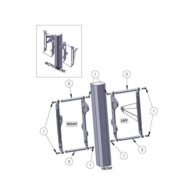 ZAP TechniX Kühlerverstärkung TM EN/MX 250 300 19- Sonstige Kühlerverstärkungen ZAP-Technix-Shop