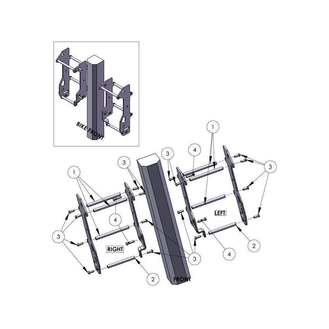 ZAP Radiator Guard Sherco SE/SEF 250R/300R 19- Sonstige Kühlerverstärkungen ZAP-Technix-Shop