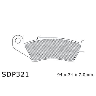 DP PRO-MX Bremsbeläge vorne Nissin Honda CR(F) 96- / Kawasaki KX(F) 94- / Suzuki RM(F) 96- / Yamaha YZ(F) 97-2007 Bremsbeläge ZAP-Technix-Shop