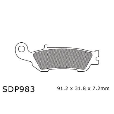 DP PRO-MX Bremsbeläge vorne Nissin Yamaha YZ 250F 07-20, 450F 08-19, YZ 125/250 08-21 Bremsbeläge ZAP-Technix-Shop