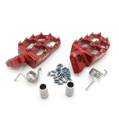 ZAP E-Peg Fußrasten für Yamaha, GasGas, KTM/HSQ -16, Fantic Rot Gas Gas Fußrasten ZAP-Technix-Shop