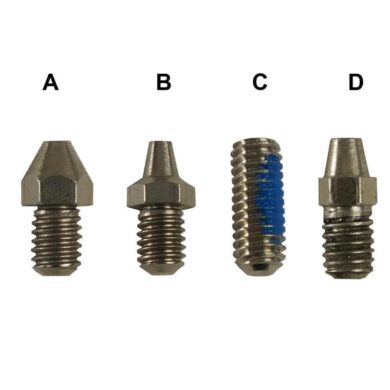 ZAP Fußrasten Gewindeeinsatz Kit Design B 27 Stück Fußrasten-Ersatzteile ZAP-Technix-Shop