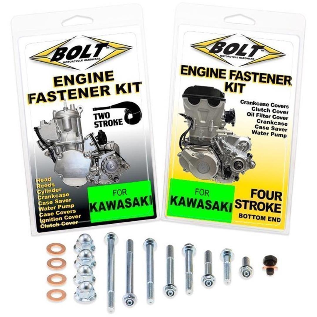 BOLT Motor Schrauben Kit Kawasaki KX 125 88-05 Schraubenkits für Motor ZAP-Technix-Shop