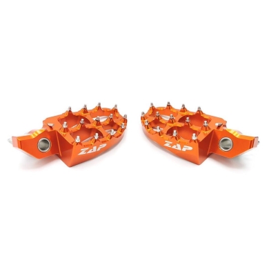 ZAP E-Peg Fußraste für KTM SX/F 16-22, EXC 17-23 Orange Husqvarna Fußrasten ZAP-Technix-Shop