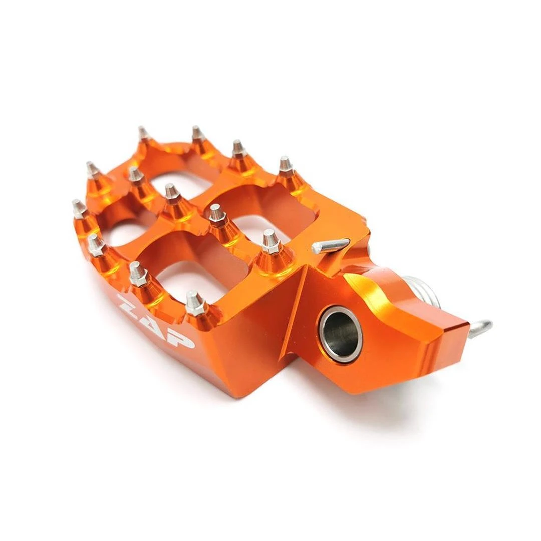 ZAP E-Peg Fußraste für KTM SX/F 16-22, EXC 17-23 Orange Husqvarna Fußrasten ZAP-Technix-Shop