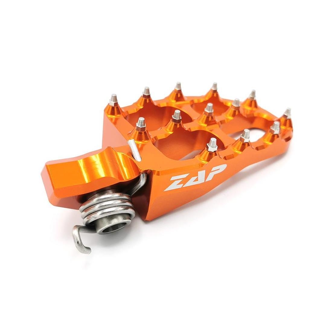 ZAP E-Peg Fußraste für KTM SX/F 16-22, EXC 17-23 Orange Husqvarna Fußrasten ZAP-Technix-Shop