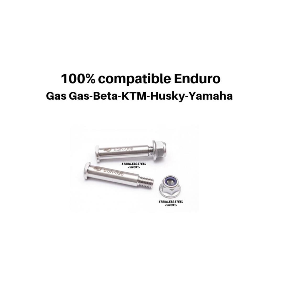 S3 Fußrastenbolzen Kit Verschraubt KTM/HSQ/GG Beta Yamaha/Fantic Länge ca 40mm Fußrasten-Ersatzteile ZAP-Technix-Shop