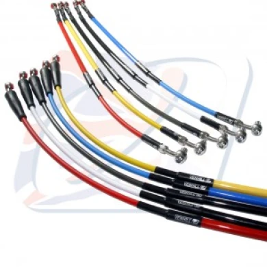 Venhill Bremsleitung Vorn Honda CR 125 90-91, CR 250 89-91, CR 500 89-91 Schwarz Bremsleitungen ZAP-Technix-Shop