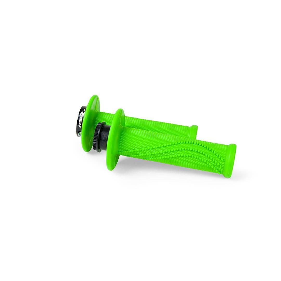 Rtech R20 Lock on Griffe neon Grün 4 Takt Gasgriffe ZAP-Technix-Shop