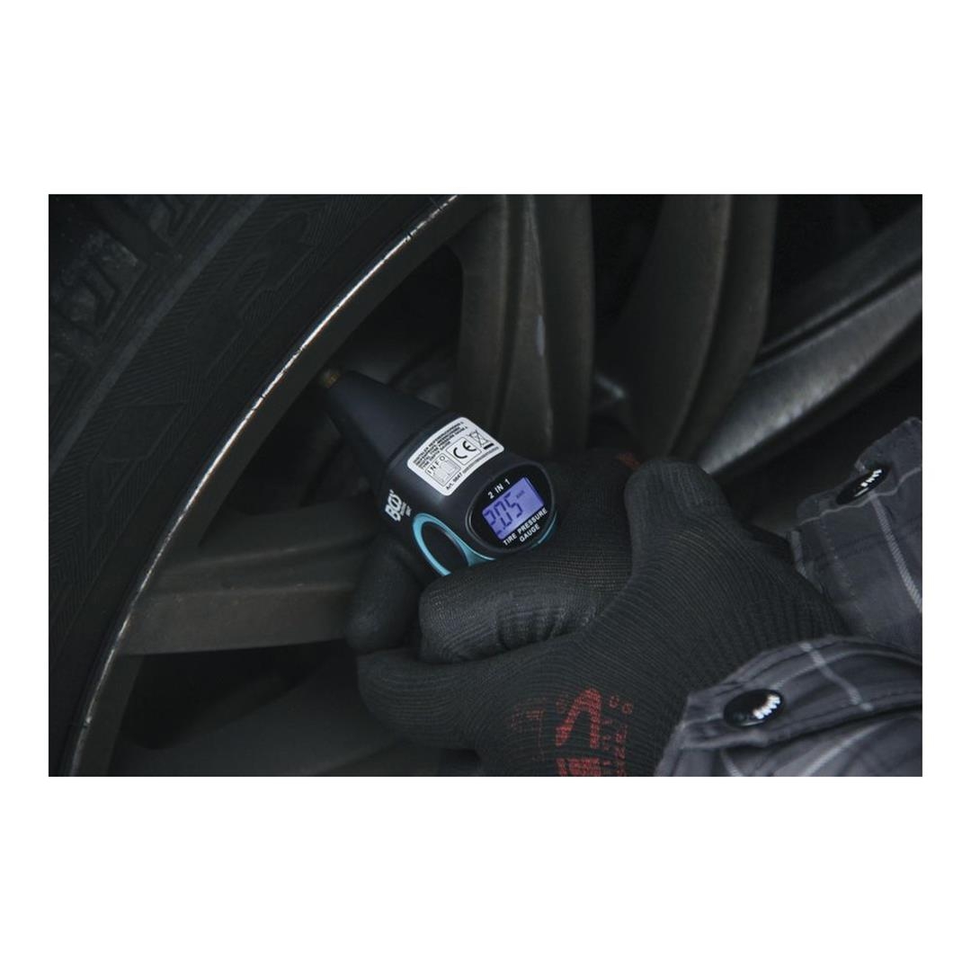 Digitaler Reifendruckprüfer & Reifenprofil-Messschieber | 2-IN-1 Enduro Reifen ZAP-Technix-Shop