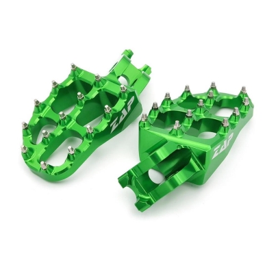 ZAP E-Peg Fußraste KXF 250 06- / 450 07- grün Kawasaki Fußrasten ZAP-Technix-Shop