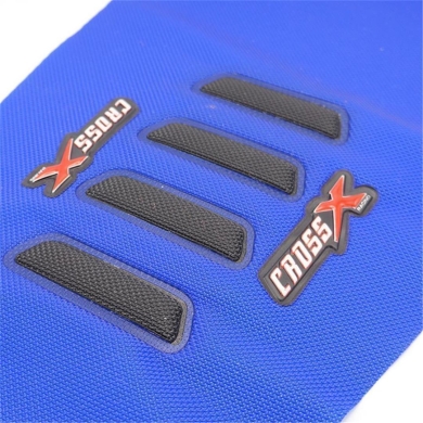 CrossX Sitzbezug UGS-WAVE Yamaha YZF 450 18-22 250 19-23, WR 450 19- Blau Schwarz Yamaha Bezüge ZAP-Technix-Shop