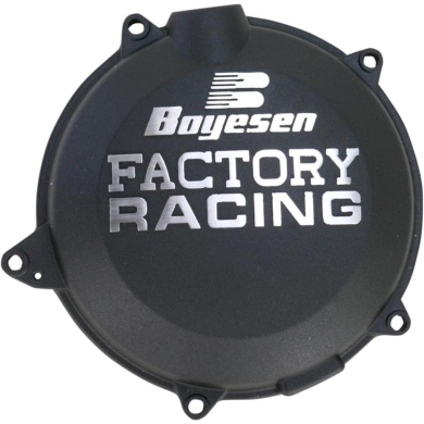 Boyesen Factory Kupplungsdeckel KTM 450/500 SX-F 13-15, EXC-F 12-16, Husqvarna FC 14-15, FE 14-16 Schwarz Zulauf ZAP-Technix-Shop