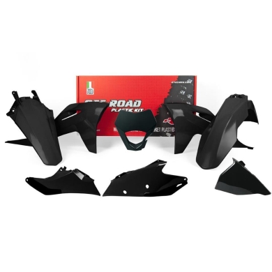 Plastikkit GasGas EC/EC-F 250-350 21- Schwarz 6-teilig GasGas Plastikkits ZAP-Technix-Shop