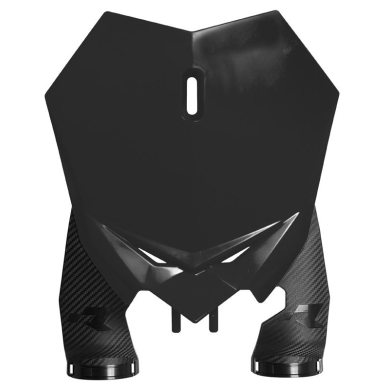 Rtech Factory Nummerntafel vorn BETA RR 20- Schwarz Beta Nummerntafel ZAP-Technix-Shop