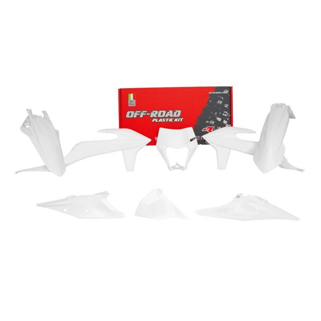 Rtech Plastikkit für KTM EXC 20-23 Weiß 6-teilig RTech KTM Plastik-Kits ZAP-Technix-Shop