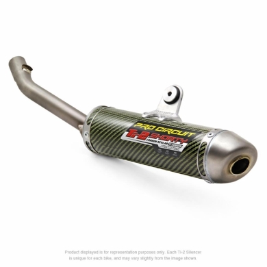 Pro Circuit Ti-2  Carbon Titan Schalldämpfer für KTM SX 19-22 125/150, Husqvarna TC 19-22 125/150 Titan Schrauben ZAP-Technix-Shop