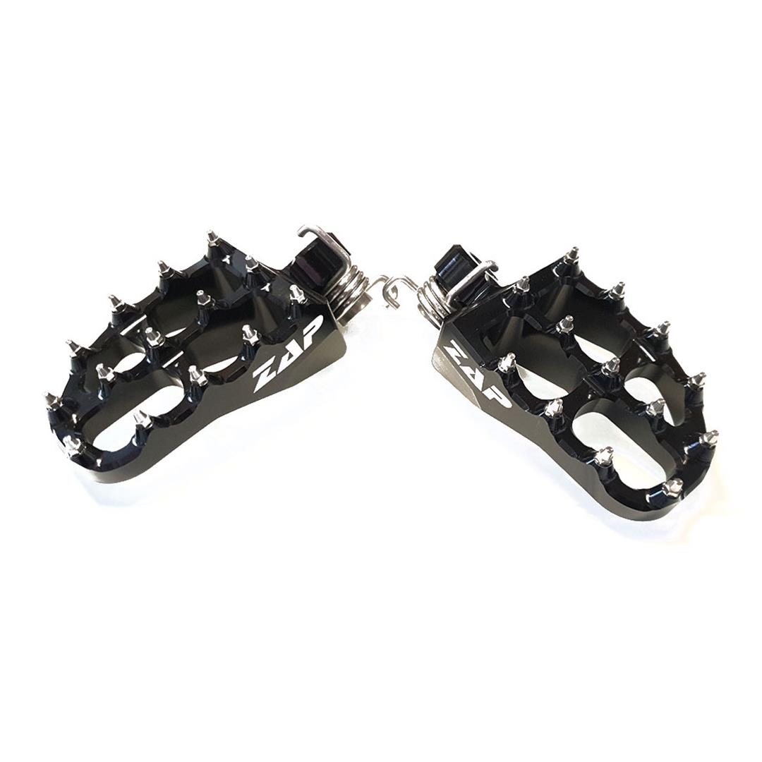 ZAP E-Peg Fußraste Honda CRF 110, Yamaha Retro, KLX 110, 8mm Bolzen Schwarz Honda Fußrasten ZAP-Technix-Shop