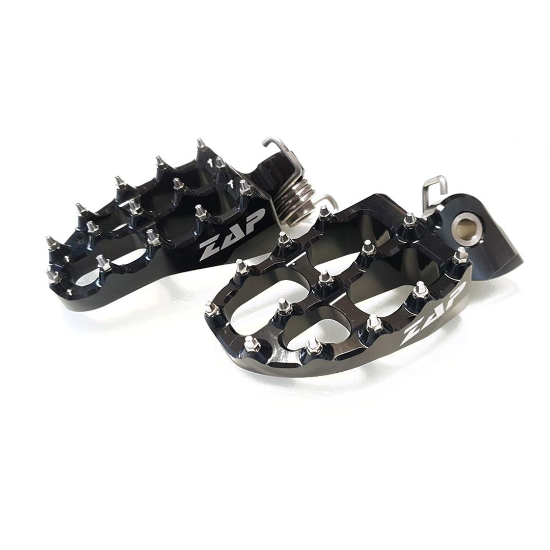 ZAP E-Peg Fußraste Honda CRF 110, Yamaha Retro, KLX 110, 8mm Bolzen Schwarz Honda Fußrasten ZAP-Technix-Shop