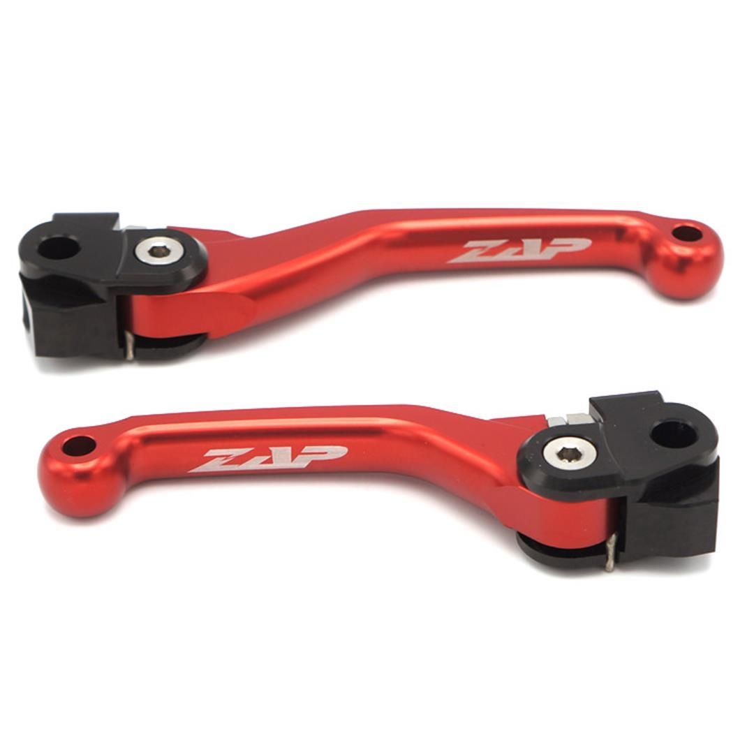 Competition Klapphebelsatz Braktec GasGas EC 21-, Husqvarna TE/FE 22- Rot Flexhebel-Sets ZAP-Technix-Shop
