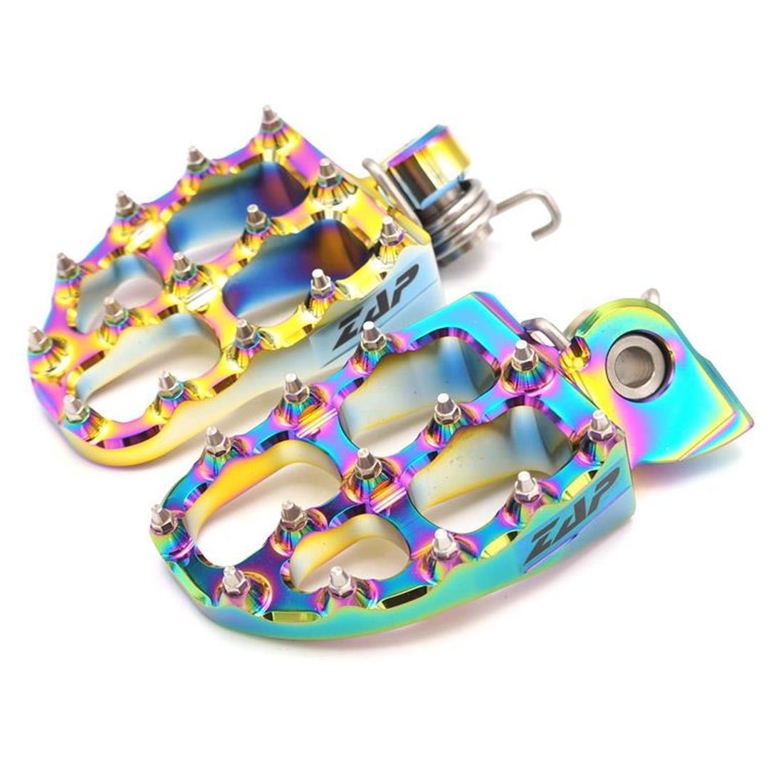 ZAP E-Peg Fußraste Honda CRF 110, Yamaha Retro, KLX 110, 8mm Bolzen Rainbow Honda Fußrasten ZAP-Technix-Shop