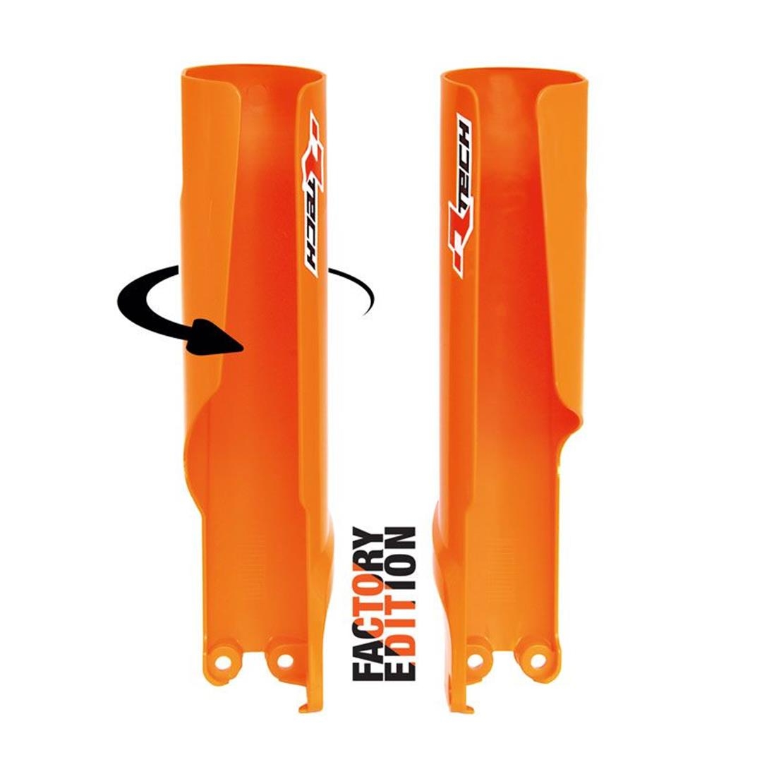 Factory Gabelprotektor für KTM SX/F 23- EXC 24- Orange RTech KTM Gabelschützer Rtech ZAP-Technix-Shop
