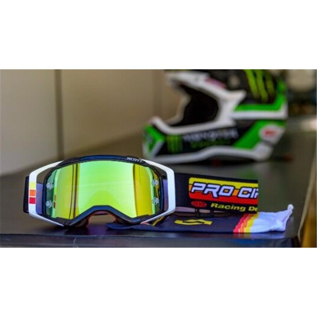 SCOTT PRO CIRCUIT Prospect black/white / yellow chrome works Zulauf ZAP-Technix-Shop