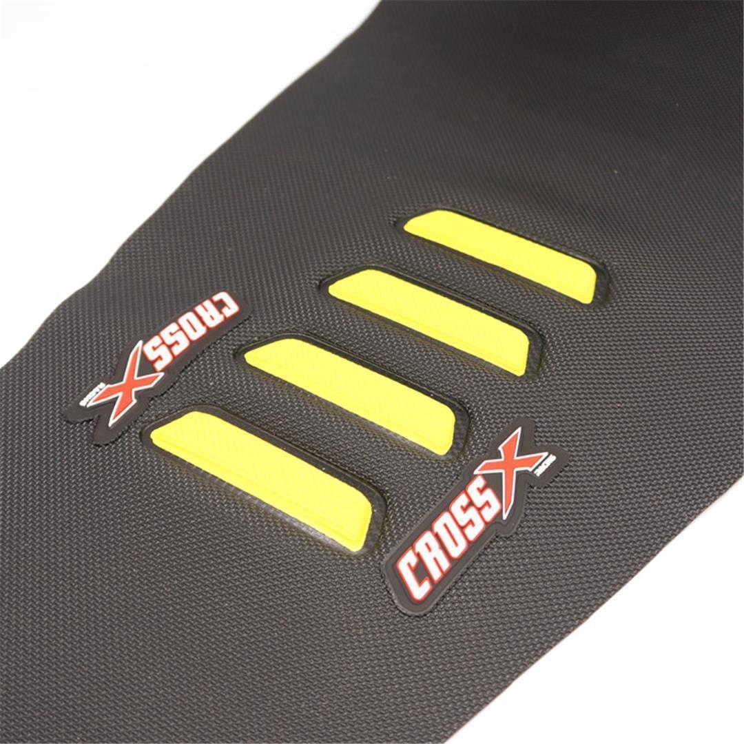 CrossX Sitzbezug UGS-WAVE Husqvarna TC/FC 23- TE/FE 24- Schwarz Gelb Husqvarna Bezüge ZAP-Technix-Shop