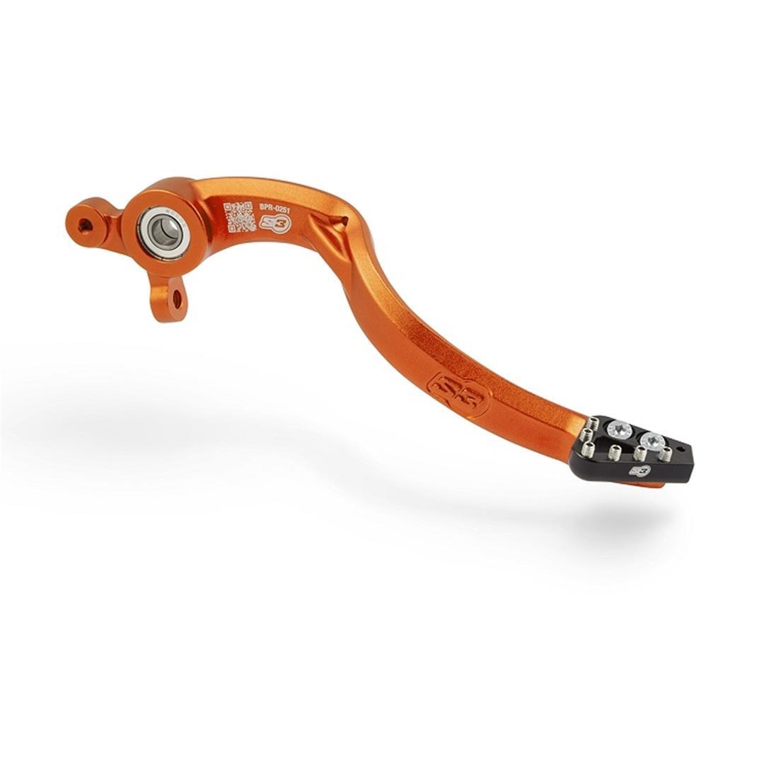 S3 Fußbremshebel für KTM SX/F 16-22, EXC 17-23 Orange Zulauf ZAP-Technix-Shop