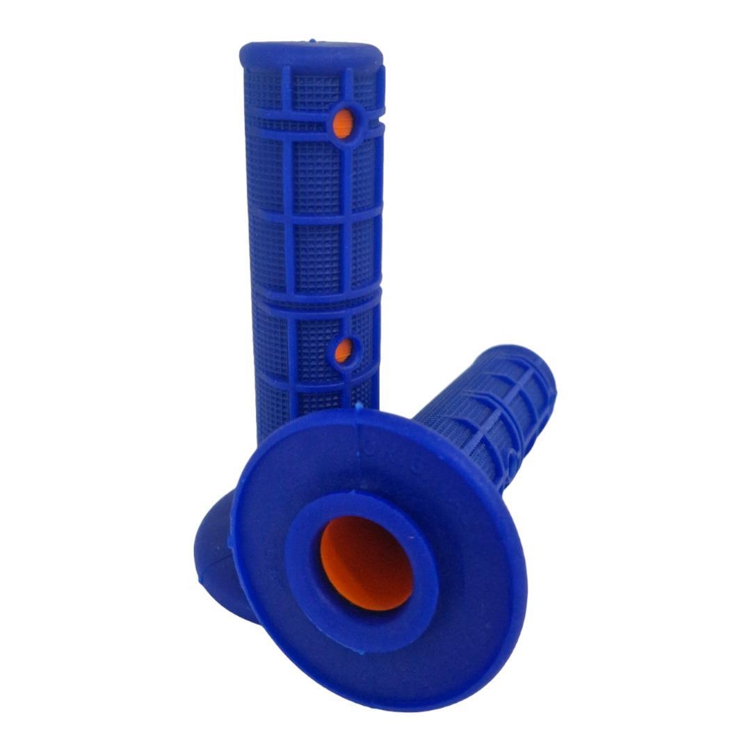 Weiche 2 Schichtenl Motorradgriffe Progripp 799 DUAL Blau/Orange UVP normal 20,40 € Abverkauf / Restposten ZAP-Technix-Shop