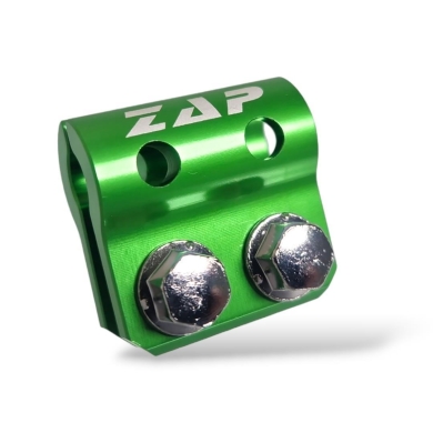 Halter Bremsleitung vorn KX(F), RM(Z) 05- grün Halter Bremsleitung ZAP-Technix-Shop