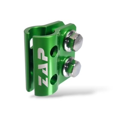 Halter Bremsleitung vorn KX(F), RM(Z) 05- grün Halter Bremsleitung ZAP-Technix-Shop
