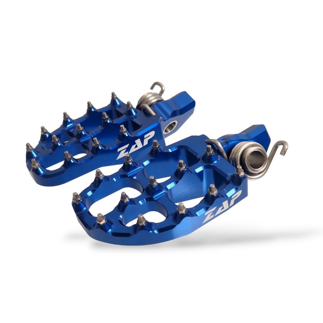 ZAP E-Peg Fußraste Husqvarna TC/FC 16-22, TE/FE 17-23 Blau Husqvarna Fußrasten ZAP-Technix-Shop