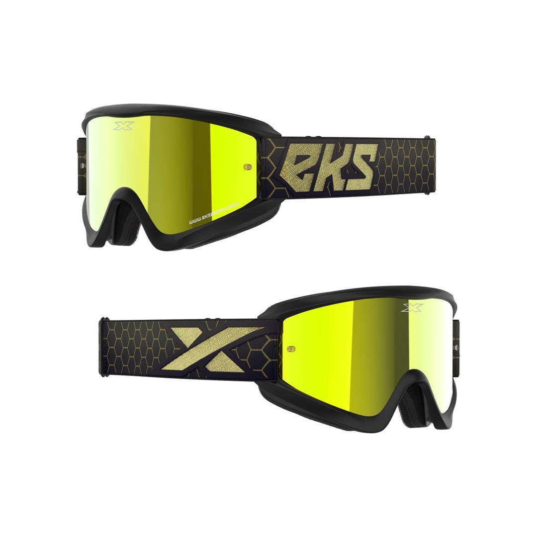 EKS GOX Brille verspiegelt BLACK, GOLD METALLIC EKS GOX ZAP-Technix-Shop