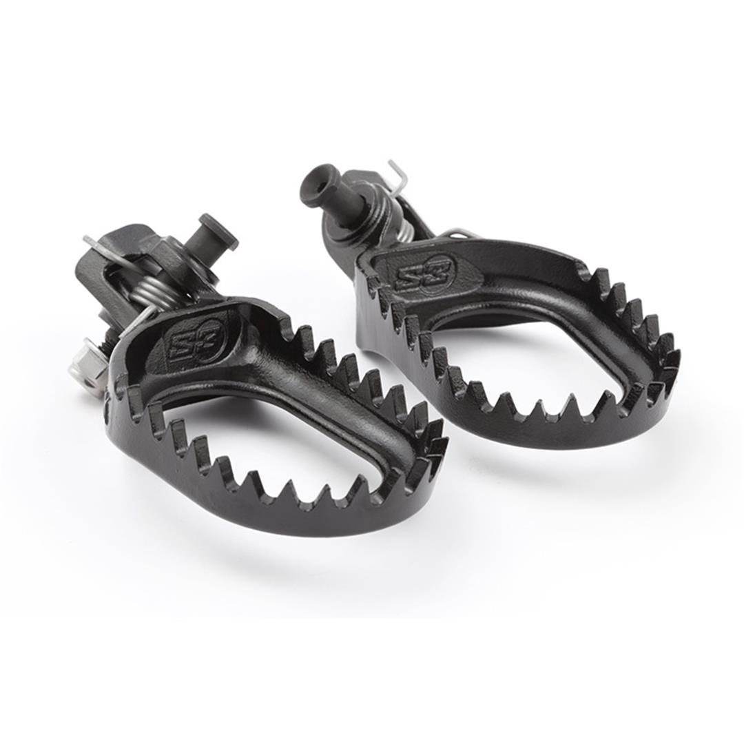 S3 Punk Fußrasten KTM SX/F 23-, EXC 24- Husqvarna FC TC 23-, TE FE 24-, GasGas MC/EC 24- Schwarz Zulauf ZAP-Technix-Shop