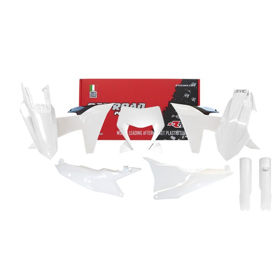 Rtech Plastik Komplett Kit für KTM EXC 24- Weiß 7-teilig RTech KTM Plastik-Kits ZAP-Technix-Shop