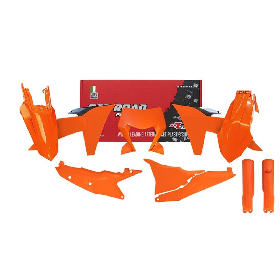 Rtech Plastik Komplett Kit für KTM EXC 24- Orange 7-teilig RTech KTM Plastik-Kits ZAP-Technix-Shop