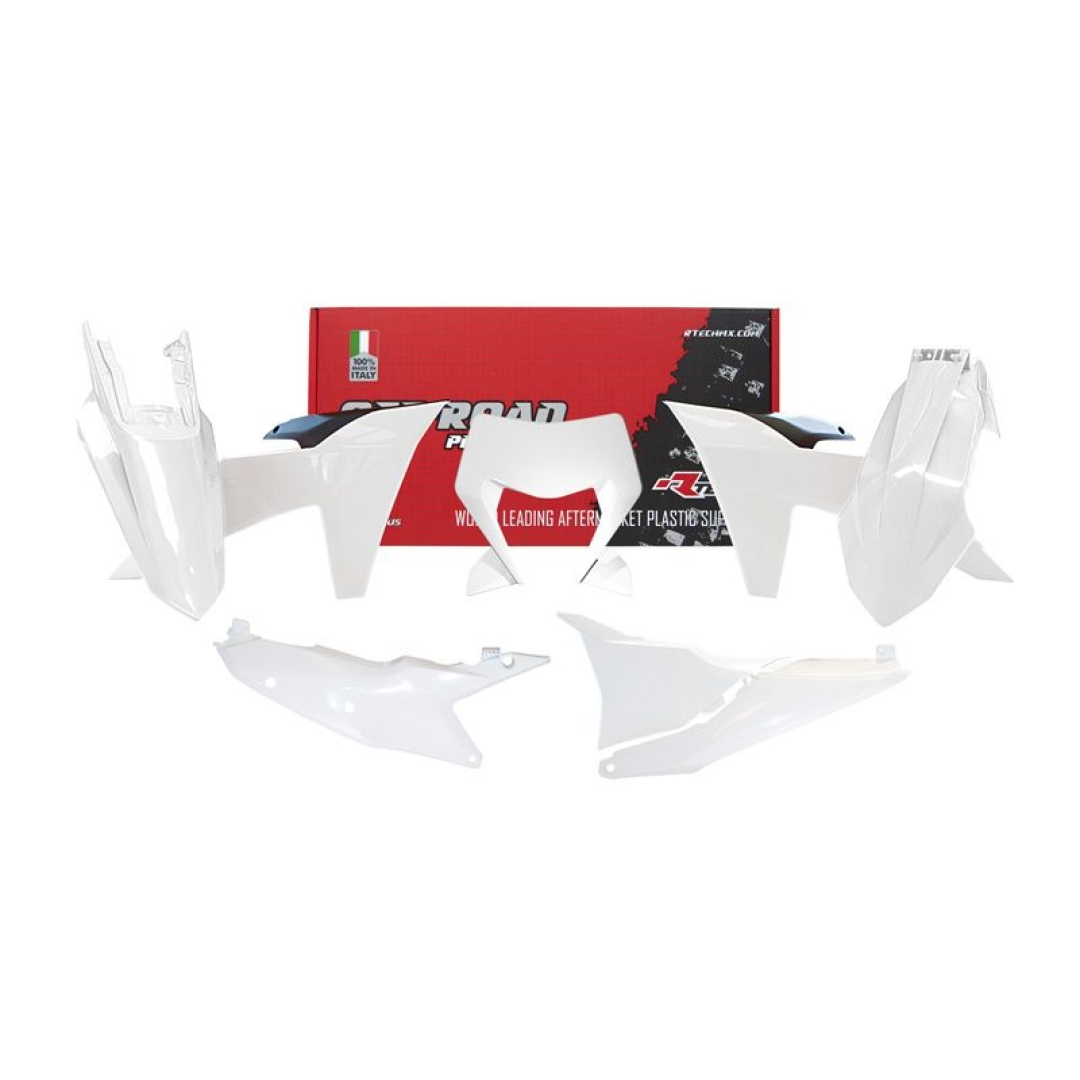 Rtech Plastikkit für KTM EXC 24- Weiß 6-teilig RTech KTM Plastik-Kits ZAP-Technix-Shop