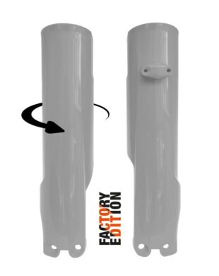 Rtech Factory Gabelprotektor für KTM SX/F 23-, EXC 24-, Husqvarna TC/FC 23-, TE/FE 24-, GasGas MC/EC 24- Grau RTech KTM Gabelschützer Rtech ZAP-Technix-Shop